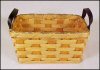 Amish Handwoven Ash Napkin Basket