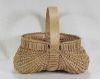 Large Handwoven Buttocks Egg Basket by Kathleen Becker