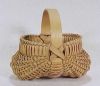 Small Handwoven Buttocks Egg Basket by Kathleen Becker