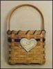 Handwoven Amish Style Country Mail Hanging Basket