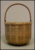Nantucket Basket Two Egg Basket woven by Kathleen Becker