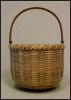 Nantucket Basket Two Egg Basket woven by Kathleen Becker