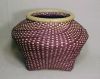 Handwoven Twilled Jardiniere Art Basket by Kathleen Becker