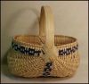 Appalachian Oak Buttocks Egg Basket Tennessee