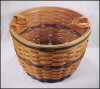 Longaberger Retired Corn Basket 1991 & Protector J.W. Collection