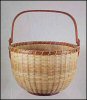 Nantucket Basket 7" Cherry & Ash by Kathleen Becker / Simply Nantucket Baskets