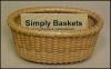Nantucket Basket Oval Business Card Basket woven by Kathleen Becker