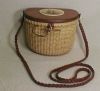 NT138 Nantucket Basket Creel Purse Handbag