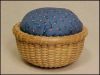 Nantucket Basket Pin Cushion Sewing Basket woven by Kathleen Becker