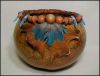 Decorative Parrot Gourd Art Basket