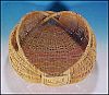 Vintage Woven POTATO BASKET / EGG GATHERING BASKET in COLOR