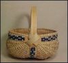 Small Appalachian Split White Oak Buttocks Egg Basket