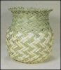 Southwest Indian Handwoven Olla Basket Plaited #3