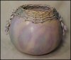 Southwest Sunset Gourd Art Basket Sea Shell Craft