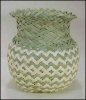 Southwestern Indian Handwoven Basket Plaited Double Wall #2
