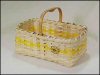 Handwoven Sunny Sunflower Market Basket by Kathleen Becker / Simply Baskets