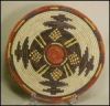 Handwoven Apache Pomo Indian Plaque Basket