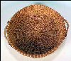 Vintage PINE NEEDLE Basket with Ornamental Pine Cone Handles SOLD!